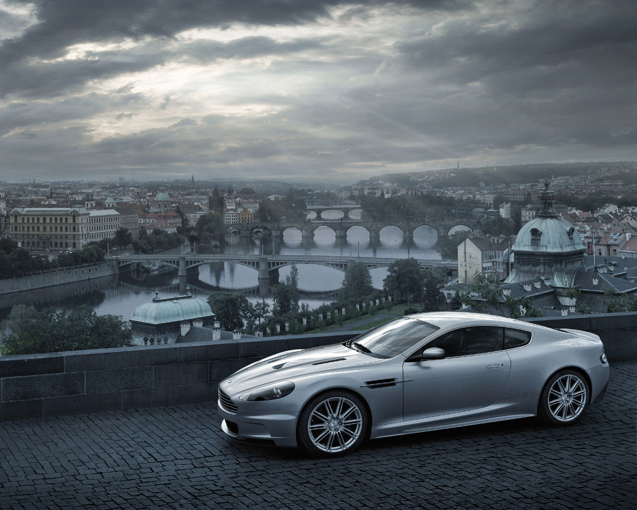 Aston Martin Dbs V12 Coupe Volante Convertible Free 1280x1024