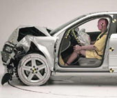 2009 Audi A3 IIHS Frontal Impact Crash Test Picture