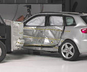 2009 Audi A3 IIHS Side Impact Crash Test Picture