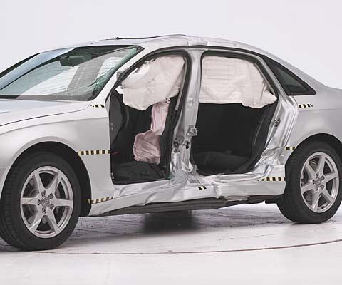 2009 Audi A4 IIHS Side Impact Crash Test Picture
