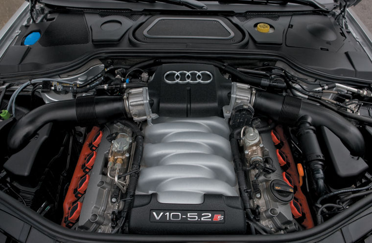 2008 Audi S8 5.2L V10 Engine Picture