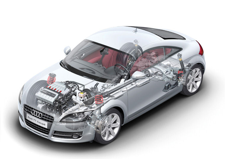 2008 Audi TT Coupe Drivetrain Picture