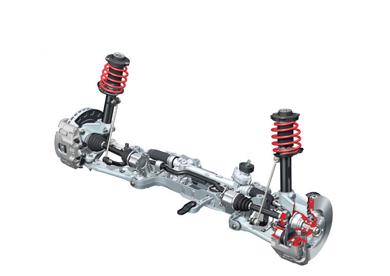 2008 Audi TT Front Suspension Picture