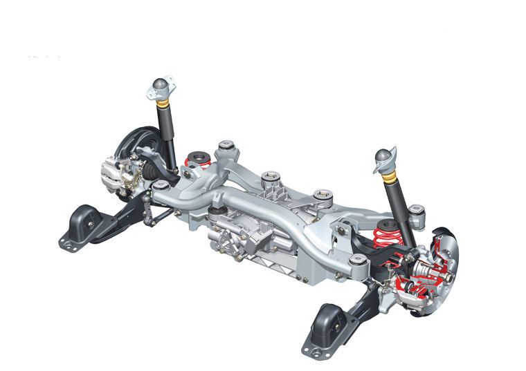 2008 Audi TT Rear Suspension Picture