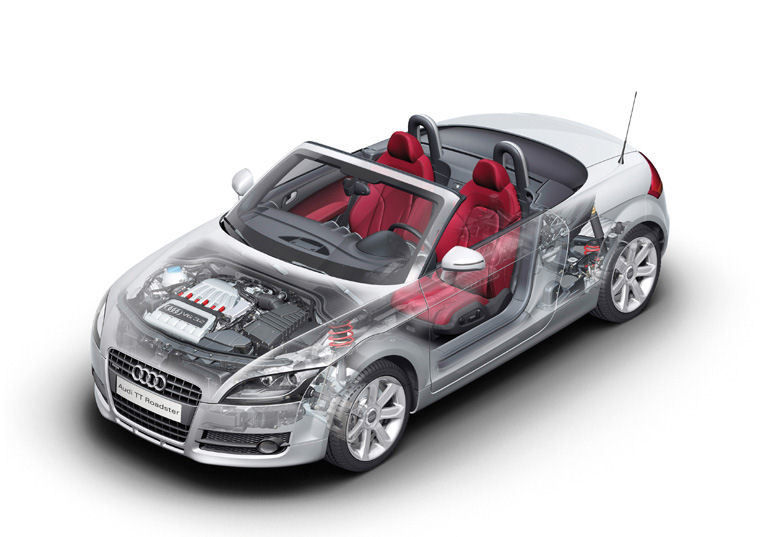 2008 Audi TT Roadster Drivetrain Picture