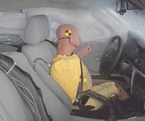 2009 BMW 3-Series IIHS Side Impact Crash Test Picture