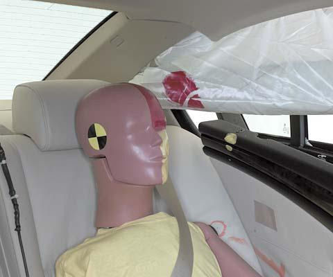 2009 BMW 5-Series IIHS Side Impact Crash Test Picture