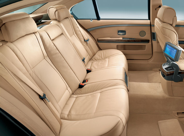 2008 Bmw 750li Rear Seats Picture Pic Image