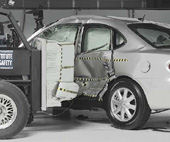 2009 Buick LaCrosse IIHS Side Impact Crash Test Picture