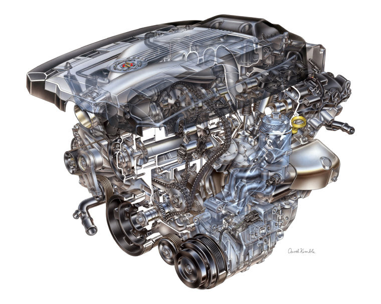 2009 Cadillac CTS 3.6L V6 Engine Picture