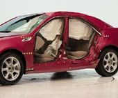 2009 Cadillac CTS IIHS Side Impact Crash Test Picture