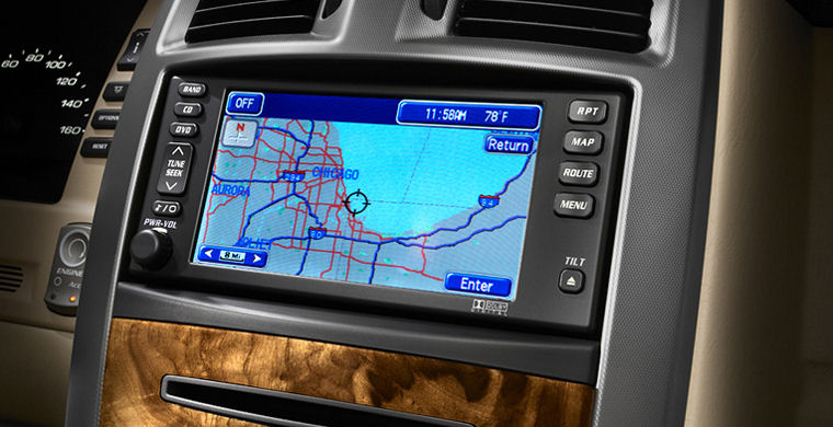 2009 Cadillac XLR Navigation Screen Picture