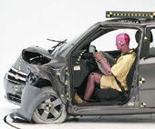 2008 Chevrolet Aveo IIHS Frontal Impact Crash Test Picture