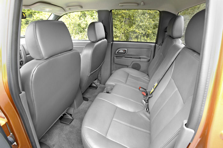 2008 Chevrolet Colorado Crew Cab Rear Seats Picture