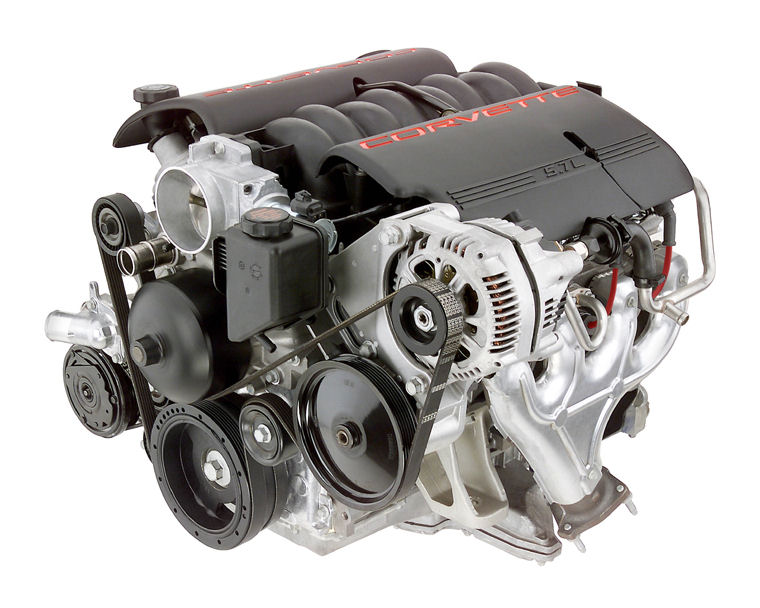 2004 Chevrolet Corvette 5.7L V8 LS1 Engine Picture