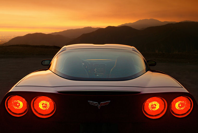 2008 Chevrolet Corvette Coupe Tail Lights Picture