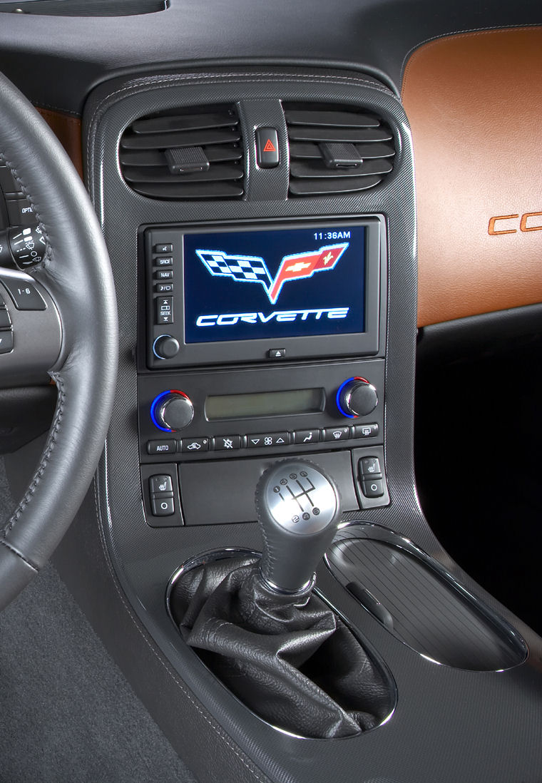 2008 Chevrolet Corvette Z06 Center Stack Picture