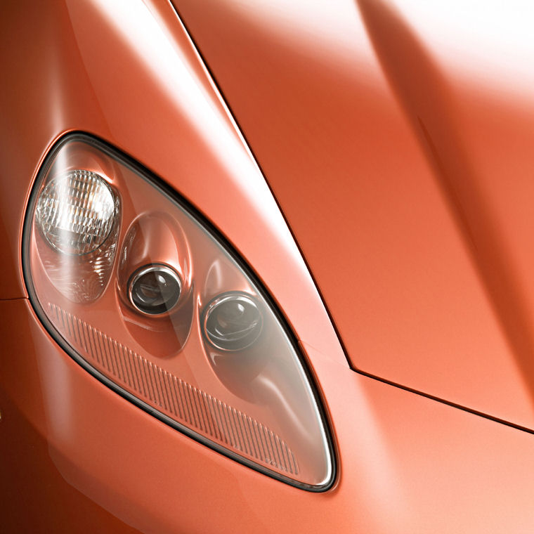 2008 Chevrolet Corvette Coupe Headlight Picture