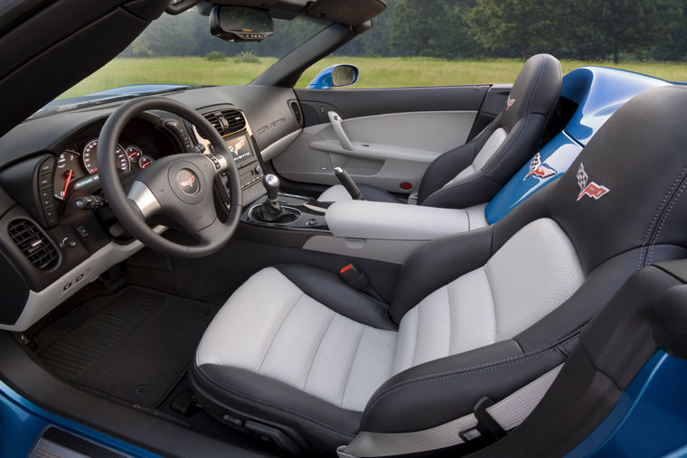 2009 Chevrolet Corvette Convertible Front Seats Picture