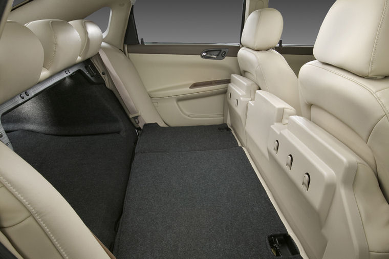 2008 Chevrolet Impala Rear Seats Folded Picture