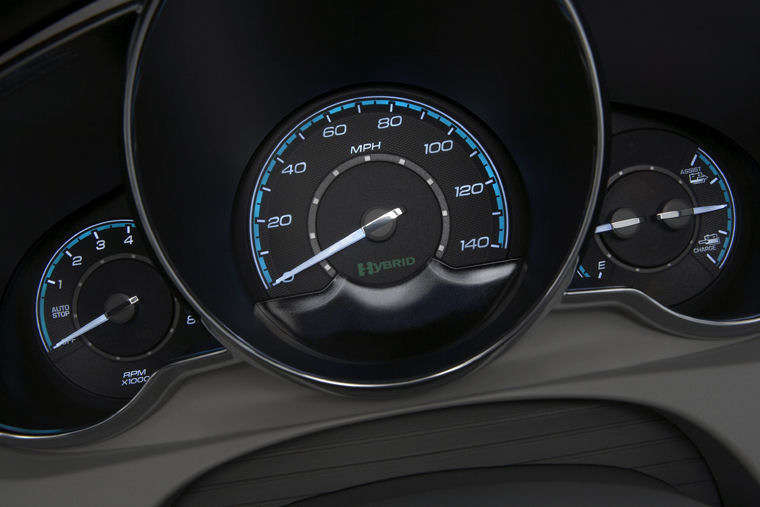 2008 Chevrolet (Chevy) Malibu Hybrid Gauges Picture