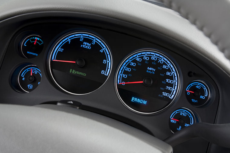 2009 Chevrolet Tahoe Hybrid Gauges Picture