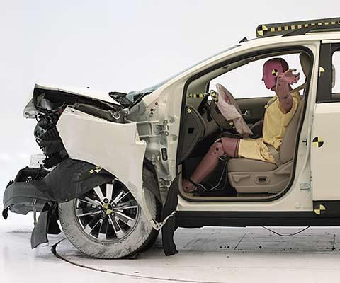 2007 Ford Edge IIHS Frontal Impact Crash Test Picture