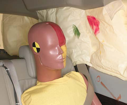 2009 Ford Flex IIHS Side Impact Crash Test Picture