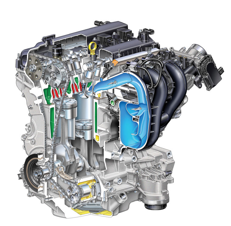 2006 Ford Fusion 2.3l 4-cylinder Duratec Engine Picture