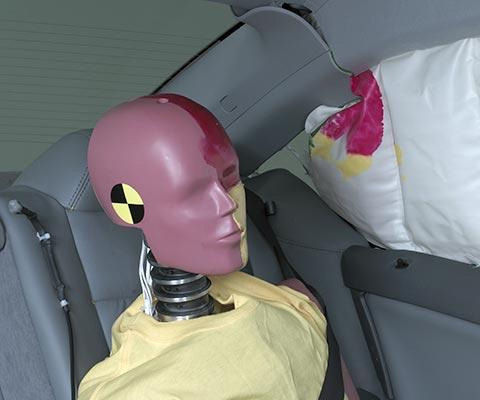 2008 Ford Taurus IIHS Side Impact Crash Test Picture