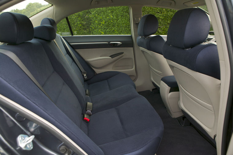 2007 Honda Civic Hybrid Rear Seats Picture