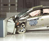 2008 Honda Civic IIHS Frontal Impact Crash Test Picture