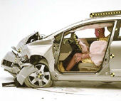 2008 Honda Civic IIHS Frontal Impact Crash Test Picture