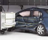 2008 Honda Civic IIHS Side Impact Crash Test Picture