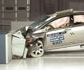 2009 Honda Civic IIHS Frontal Impact Crash Test Picture