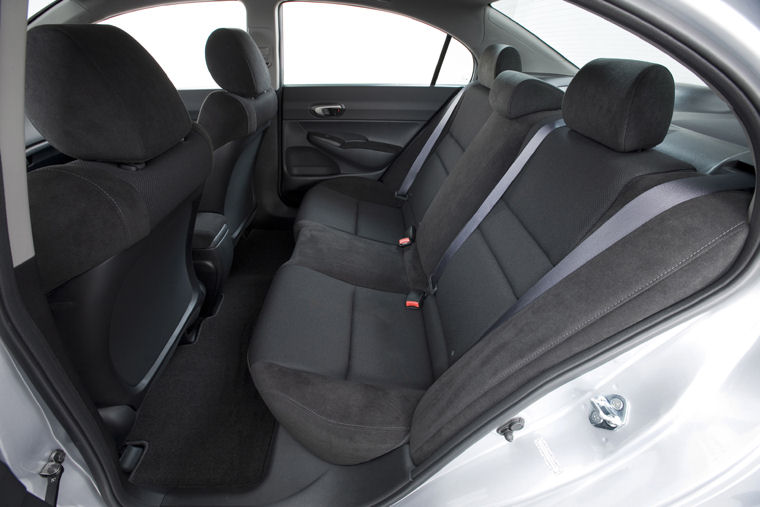 2010 Honda Civic LX-S Sedan Rear Seats Picture