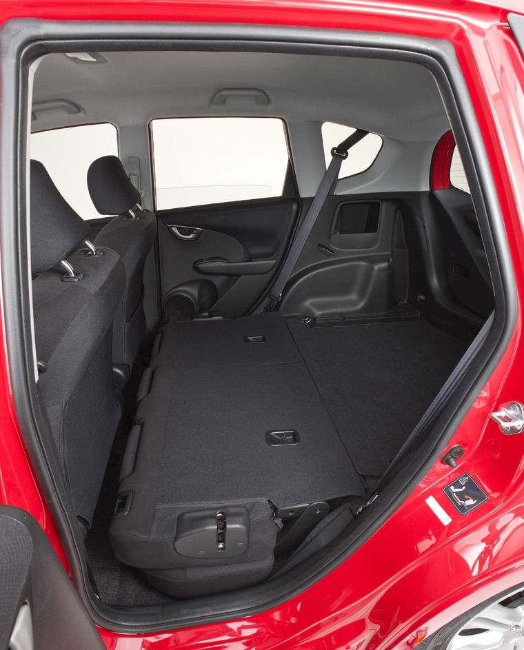 2009 Honda Fit Sport Rear Seats Folded Picture