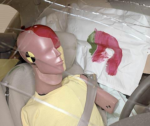 2008 Hyundai Accent IIHS Side Impact Crash Test Picture