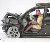 2009 Hyundai Accent IIHS Frontal Impact Crash Test Picture