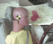 2008 Hyundai Azera IIHS Side Impact Crash Test Picture