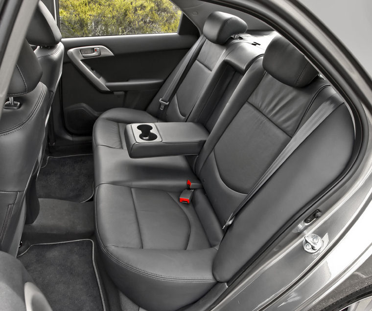 2010 Kia Forte SX Rear Seats Picture