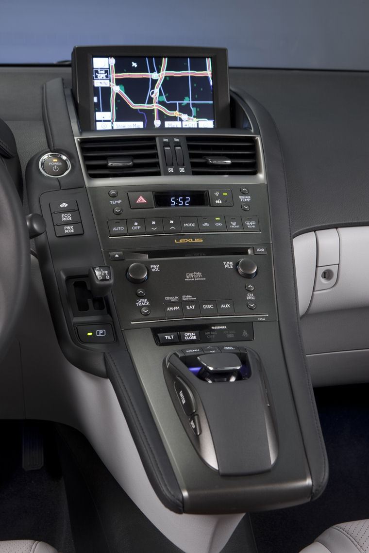 2010 Lexus HS250h Center Stack Picture