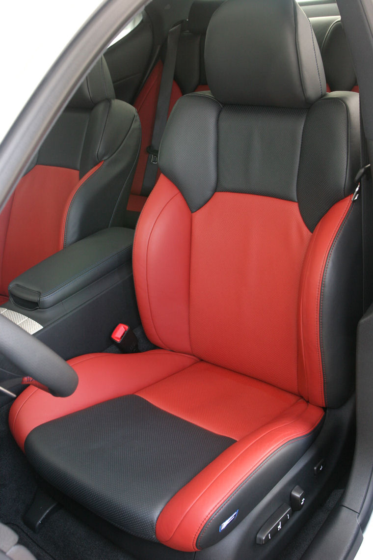 2010 Lexus IS-F Front Seats Picture