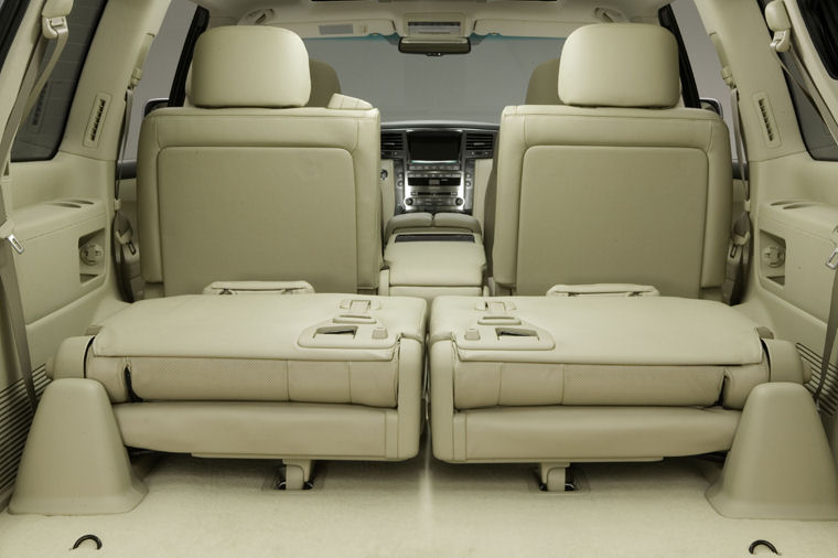 2009 Lexus LX 570 Rear Seats Folded Picture