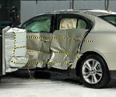 2009 Lincoln MKS IIHS Side Impact Crash Test Picture