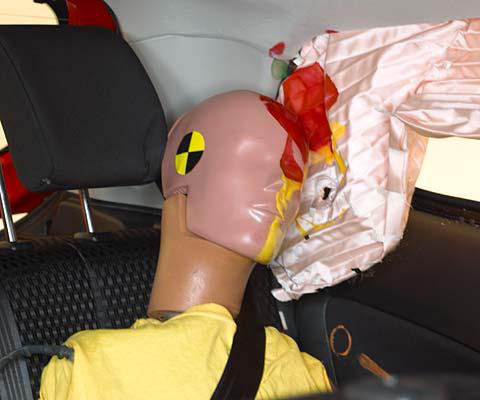 2011 Mazda Mazda2 IIHS Side Impact Crash Test Picture