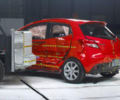 2011 Mazda Mazda2 IIHS Side Impact Crash Test Picture