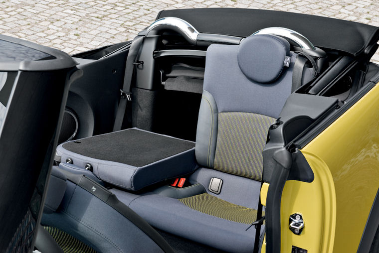 2009 Mini Cooper S Convertible Rear Seats Picture