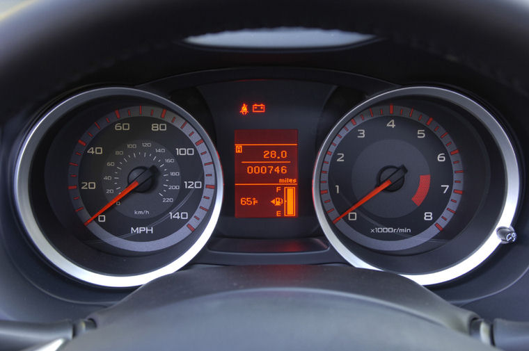 2008 Mitsubishi Lancer Gts Gauges Picture Pic Image