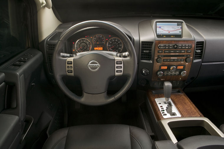 2010 Nissan Titan Crew Cab Cockpit Picture